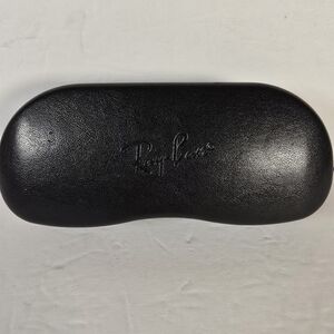 Ray-Ban Black Hard Clamshell Universal Eyeglass/Sunglass Case With CleaningCloth